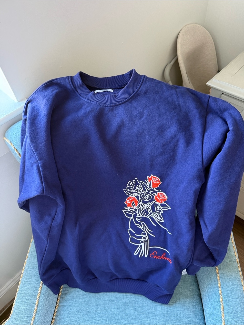 Enchante "Je t'aime mon bebe" Crewneck Sweatshirt